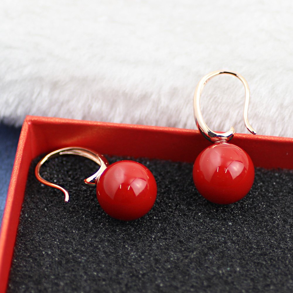 4.1 Inches 12MM Charming Drops Pearl & Gold Earrings for Women | Simulated Pearl Hook Dangle Earrings for Women | Elegant Jewelry Accessories for Woman Fashion, Trendy Cute Prom Huggies Hoop Bridal Earring - Image 7